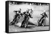 A Speedway Race-null-Framed Stretched Canvas