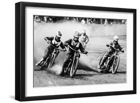 A Speedway Race-null-Framed Photographic Print