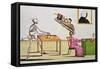 A Speedy and Effective Preparation for the Next World' Cartoon-null-Framed Stretched Canvas