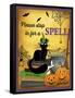 A Spell-Jean Plout-Framed Stretched Canvas