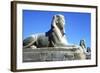 A Sphinx from the Avenue of Sphinxes, Temple Sacred to Amun Mut and Khons, Luxor, Egypt, C370 Bc-CM Dixon-Framed Photographic Print