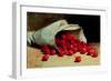 A Spilled Bag of Cherries-Antoine Vollon-Framed Giclee Print