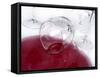 A Spilt Glass of Red Wine-null-Framed Stretched Canvas