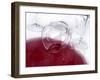 A Spilt Glass of Red Wine-null-Framed Photographic Print