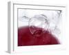 A Spilt Glass of Red Wine-null-Framed Photographic Print