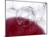 A Spilt Glass of Red Wine-null-Mounted Photographic Print