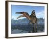 A Spinosaurus Searches for its Next Meal-Stocktrek Images-Framed Photographic Print