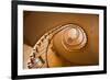 A Spiral Staircase in Galerie Vivienne, Paris, France, Europe-Julian Elliott-Framed Photographic Print