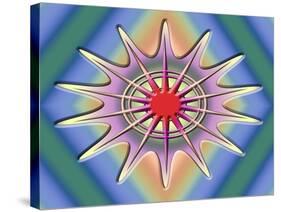 A Splash of Color 3-Art Deco Designs-Stretched Canvas