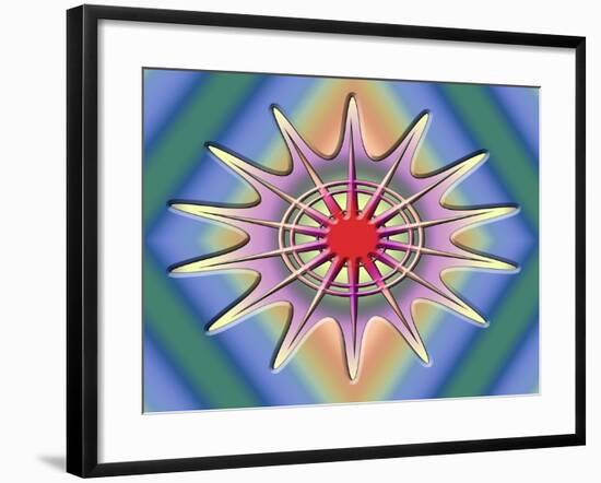 A Splash of Color 3-Art Deco Designs-Framed Giclee Print