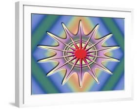 A Splash of Color 3-Art Deco Designs-Framed Giclee Print