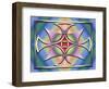 A Splash Of Color 4-Art Deco Designs-Framed Giclee Print