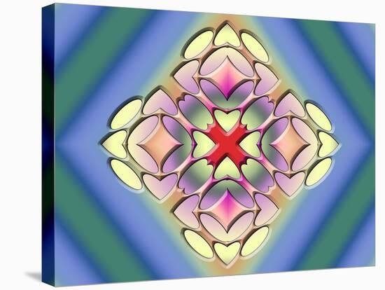 A Splash of Color 5-Art Deco Designs-Stretched Canvas