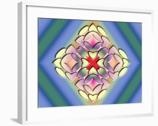 A Splash of Color 5-Art Deco Designs-Framed Giclee Print