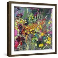 A Splash of Colour in the Garden-Sylvia Paul-Framed Giclee Print