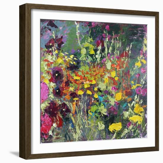 A Splash of Colour in the Garden-Sylvia Paul-Framed Giclee Print