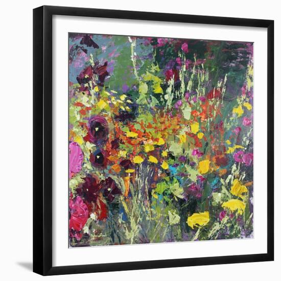 A Splash of Colour in the Garden-Sylvia Paul-Framed Giclee Print