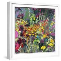 A Splash of Colour in the Garden-Sylvia Paul-Framed Giclee Print