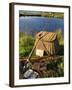 A Split-Cane Fly Rod and Traditional Fly-Fishing Equipment Beside a Trout Lake in North Wales, UK-John Warburton-lee-Framed Photographic Print