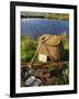 A Split-Cane Fly Rod and Traditional Fly-Fishing Equipment Beside a Trout Lake in North Wales, UK-John Warburton-lee-Framed Photographic Print