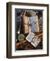 A Split-Cane Fly Rod and Traditional Fly-Fishing Equipment Beside a Trout Lake in North Wales, UK-John Warburton-lee-Framed Photographic Print