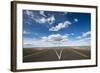 A split in the road along Route 40 in Patagonia, Argentina, South America-Alex Treadway-Framed Photographic Print