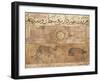 A Spotted Wolf and a Hyena, Late 15th Century (Illuminated Manuscript on Buff Paper)-null-Framed Giclee Print