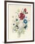 A Spray of Flowers Including a Rose-Caroline Adrien-Framed Giclee Print