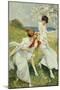 A Spring Day by the Seashore-Rene Lelong-Mounted Giclee Print