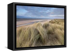 A Spring Evening at Holkham Bay, Norfolk, England-Jon Gibbs-Framed Stretched Canvas