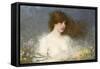 A Spring Idyll. 1901-George Henry Boughton-Framed Stretched Canvas