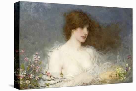 A Spring Idyll. 1901-George Henry Boughton-Stretched Canvas