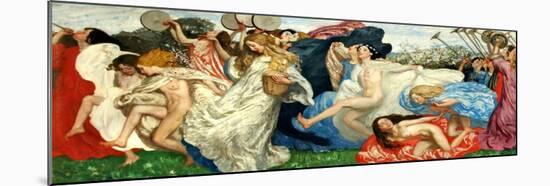 A Spring Revel, 1916 (Oil on Canvas)-Robert Anning Bell-Mounted Giclee Print