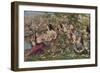 'A Spring Roundelay', 1910 (1935)-Edward Atkinson Hornel-Framed Giclee Print