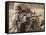 A Squad Automatic Weapon Gunner Provides Security-Stocktrek Images-Framed Stretched Canvas