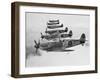 A Squadron of British Supermarine Spitfire Fighters-null-Framed Premium Photographic Print