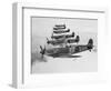 A Squadron of British Supermarine Spitfire Fighters-null-Framed Photographic Print