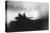 A Squadron of Tanks on the Way to Rammacca, Sicily, July 1943-null-Stretched Canvas