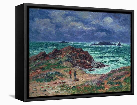 A Squall, Finistere, 1911-Henry Moret-Framed Stretched Canvas