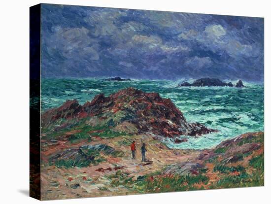 A Squall, Finistere, 1911-Henry Moret-Stretched Canvas