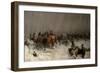 A Squall from the North-East (Oil on Canvas)-Louis Charles Bombled-Framed Giclee Print
