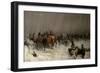 A Squall from the North-East (Oil on Canvas)-Louis Charles Bombled-Framed Giclee Print