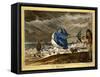 A Squall, Pub. H Humphrey, London, 1810-James Gillray-Framed Stretched Canvas