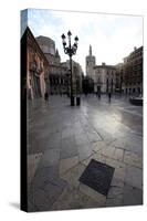 A Square in Central Valencia, Valencia, Spain, Europe-David Pickford-Stretched Canvas