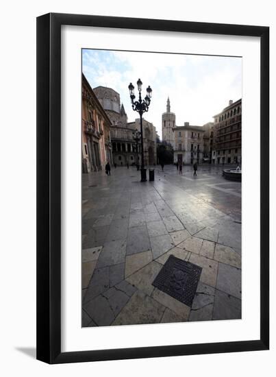 A Square in Central Valencia, Valencia, Spain, Europe-David Pickford-Framed Premium Photographic Print
