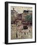 A Square in Paris, 1907-Georges Leon Dufrenoy-Framed Giclee Print