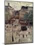 A Square in Paris, 1907-Georges Leon Dufrenoy-Mounted Giclee Print