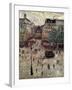 A Square in Paris, 1907-Georges Leon Dufrenoy-Framed Giclee Print