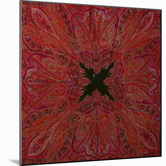 A Square Jamawar Shawl-null-Mounted Giclee Print