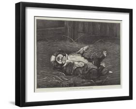 A St Bernard Puppy, the Sleep of Innocence-James E. Bourhill-Framed Giclee Print